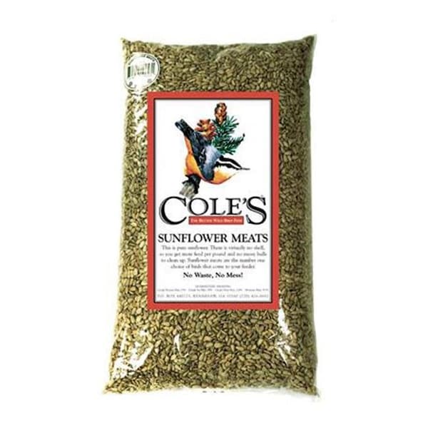 Coles Wild Bird Products Co COLESGCSM20 Sunflower Meats 20 lbs. COLESGCSM20 - main